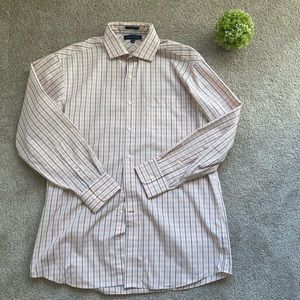 Tommy Hilfiger Men's Dress Shirt Regular Fit Non Iron